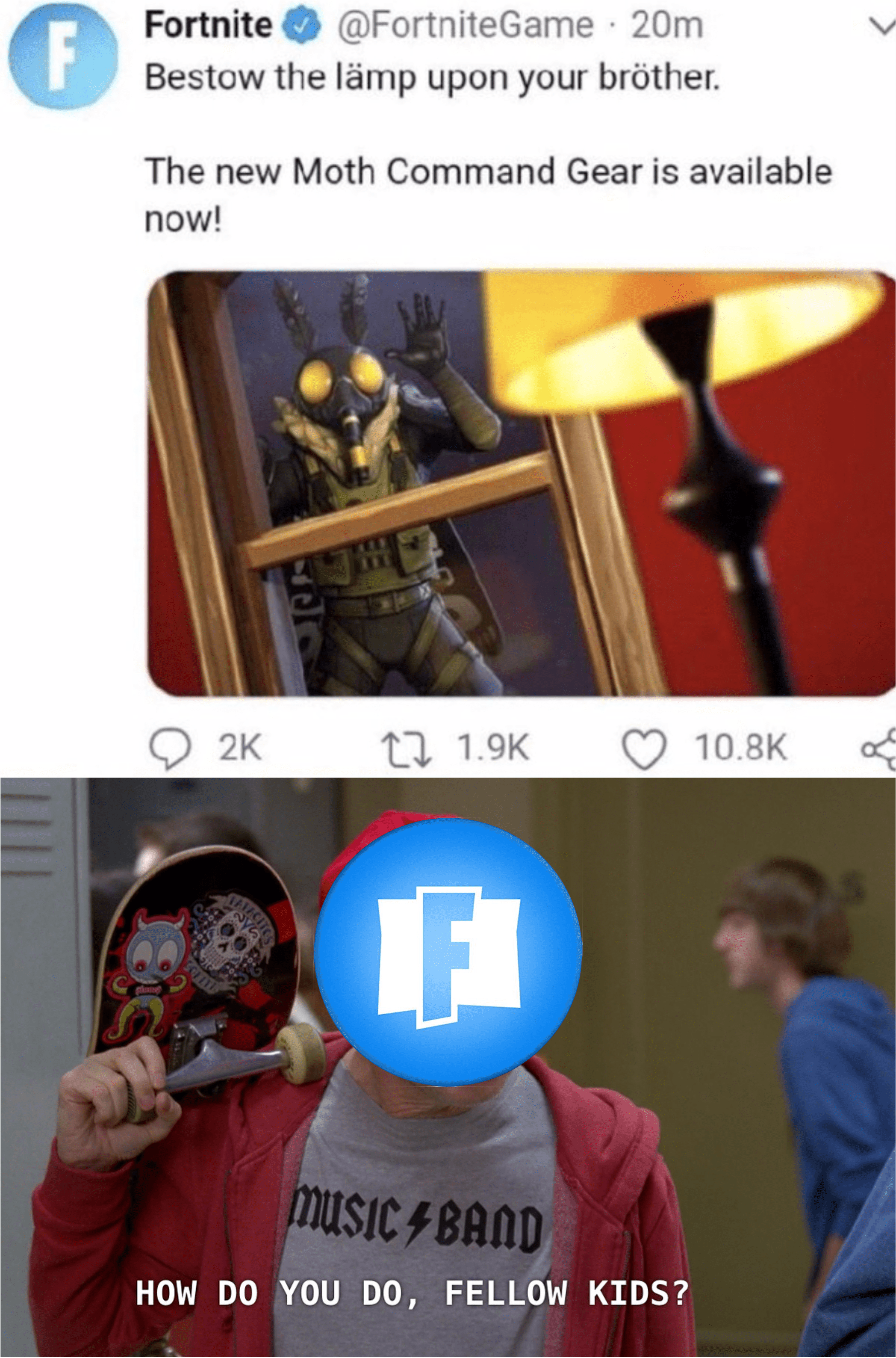 Fortnite Coming In With Dankest Memes - Man It Hurts To Be This Hip (2480x3507), Png Download