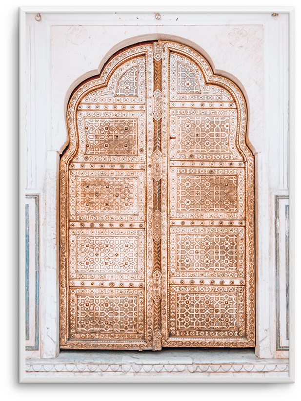 Golden Doorway (812x1023), Png Download