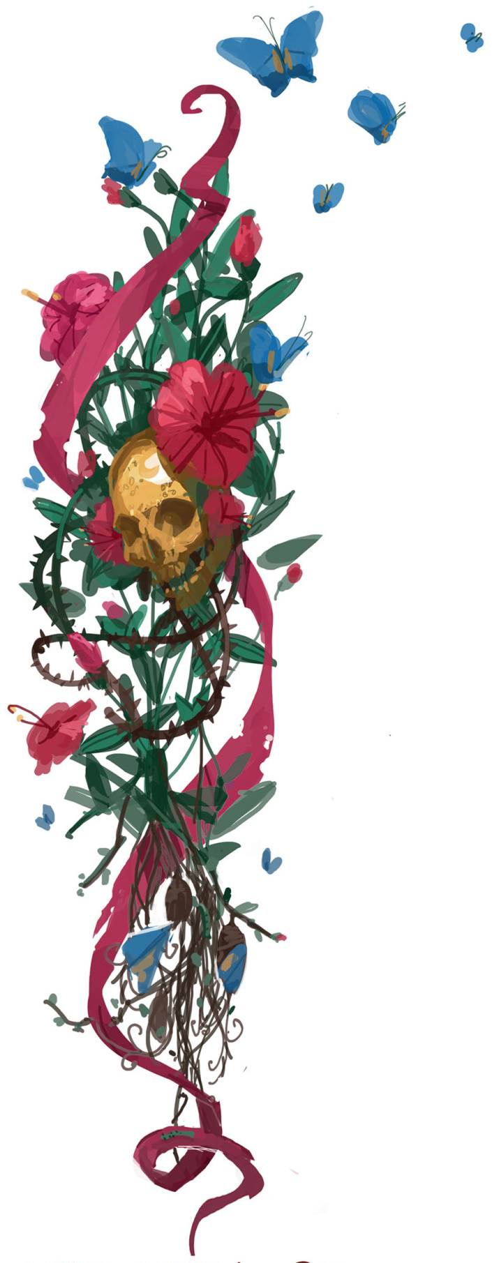 Chloe Life Is Strange Tattoo (902x1810), Png Download