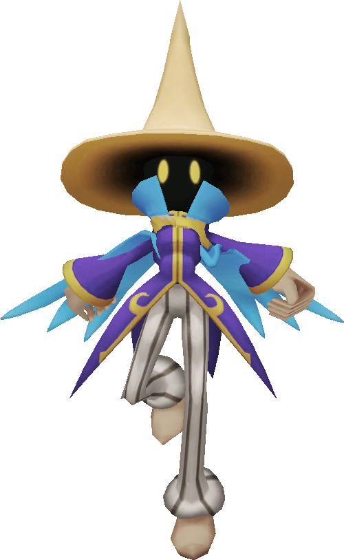 Ssbpc Black Mage By Machriderz-d86fwol - Cartoon (500x814), Png Download