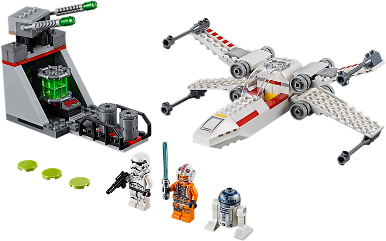 X-wing Starfighter™ Trench Run - Lego Star Wars 75235 (800x600), Png Download