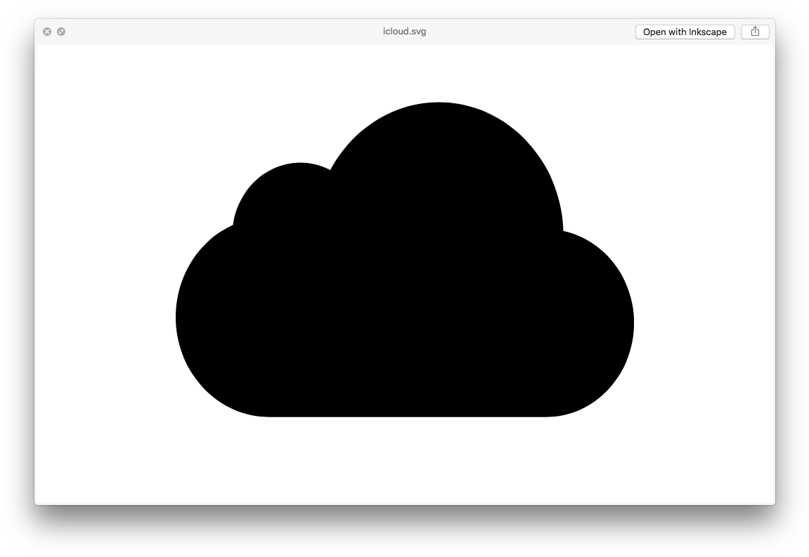 The Icloud Logo As Shown In A Preview Window On Os - Heart (1166x804), Png Download