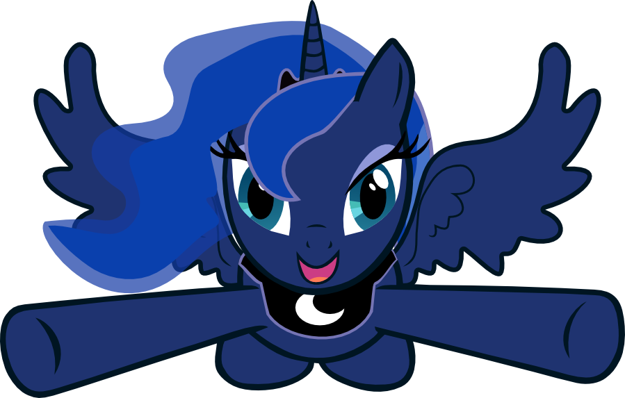 25 Jun - Mlp Princess Luna Hug (899x573), Png Download