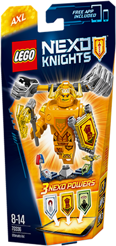 Lego Nexo Knights 70336 Ultimate Axl Eller Andre Figurer - Lego Nexo Knights 70336 (524x1024), Png Download