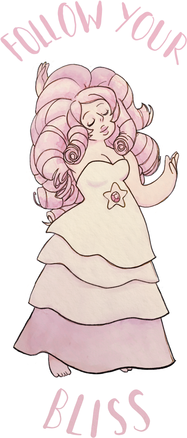 Rose Quartz With Transparent Bg (816x1920), Png Download