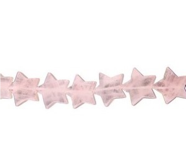 Rose Quartz Star Beads Rose Quartz Beads - Paper (600x600), Png Download