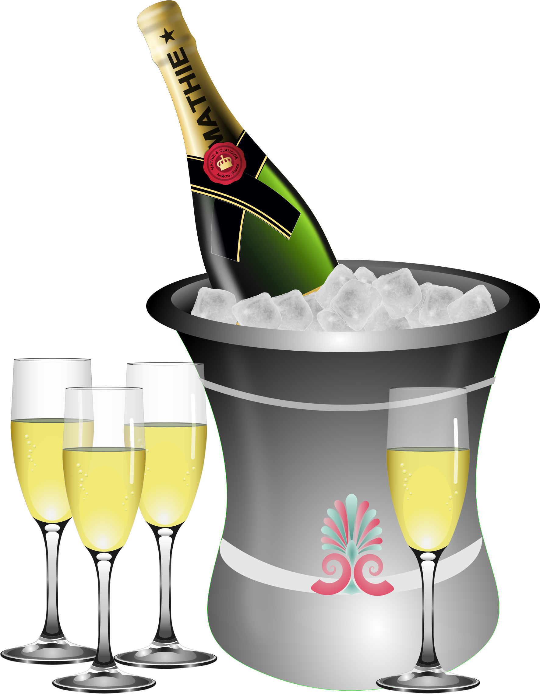 This Free Icons Png Design Of Champagne On Ice Remix (1773x2280), Png Download