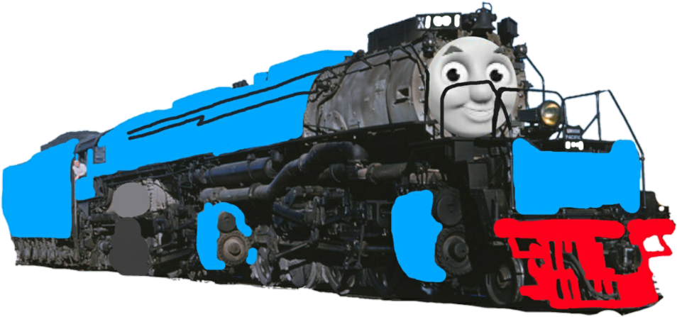 Png Big Boy Thomas By - Big Boy Locomotive (1024x579), Png Download