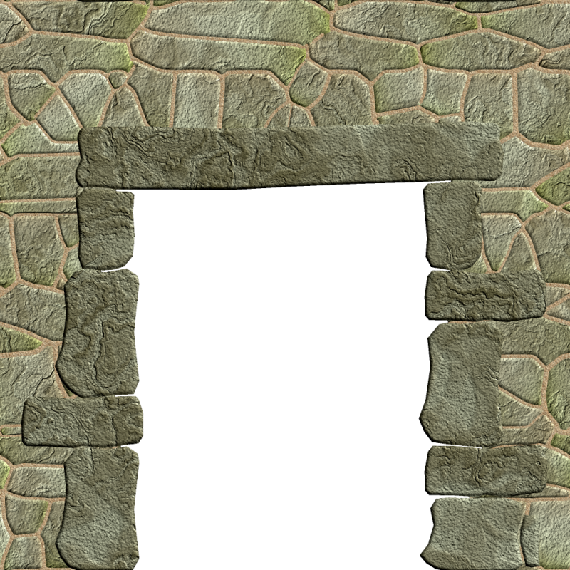Stone Doorway (800x800), Png Download