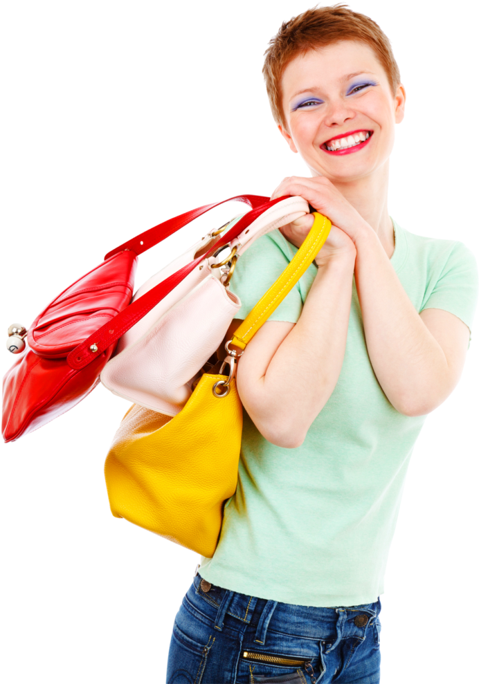 Shopping People Png Images - Handbags Png (799x1024), Png Download