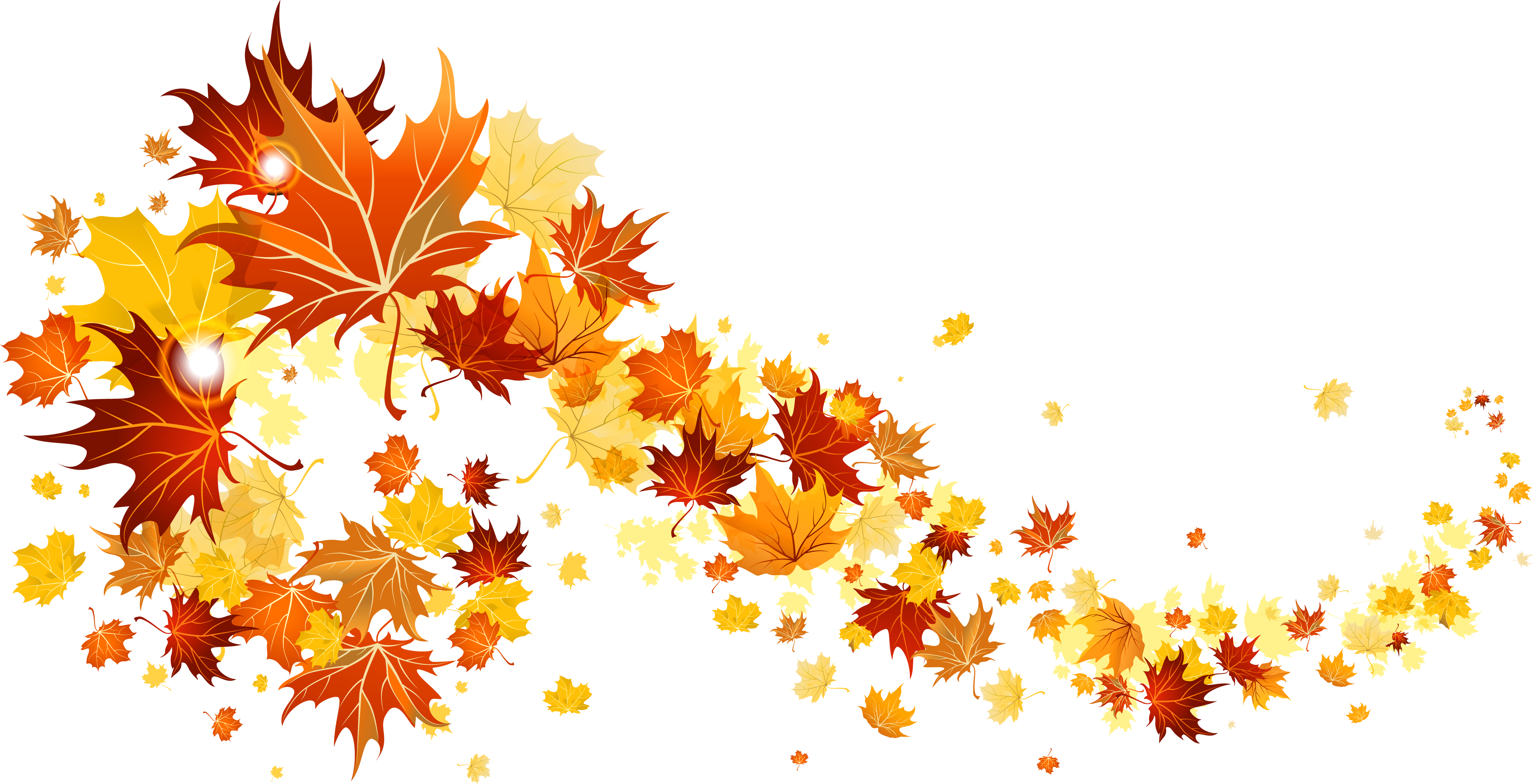 Happy Fall Png (3742x1915), Png Download