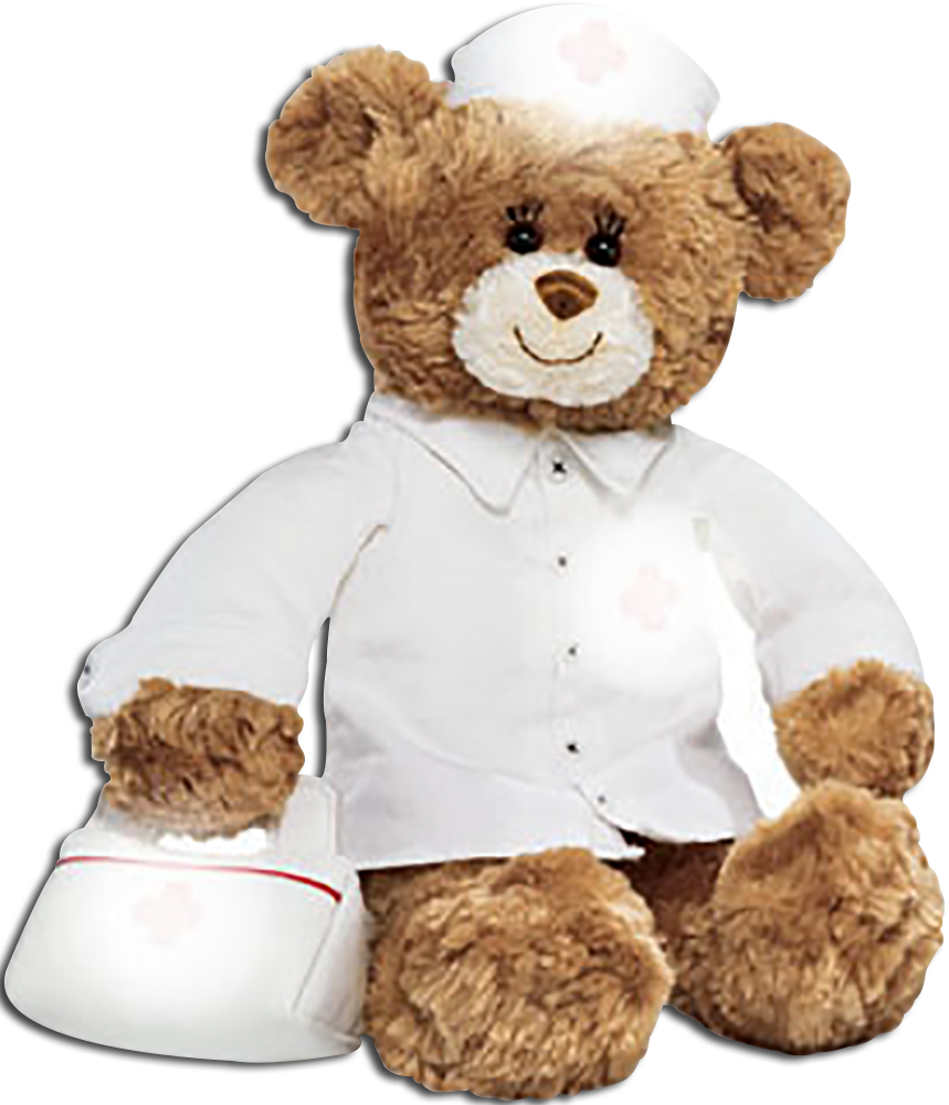 Gund Plush Doctor And Nurse Teddy Bears - Doctor And Nurse Teddy Bears (859x1000), Png Download