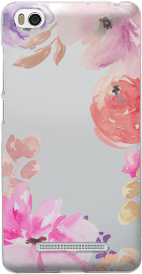 Cute Painted Flowers / Watercolor Flowers Iphone Fresca - Painting (300x547), Png Download