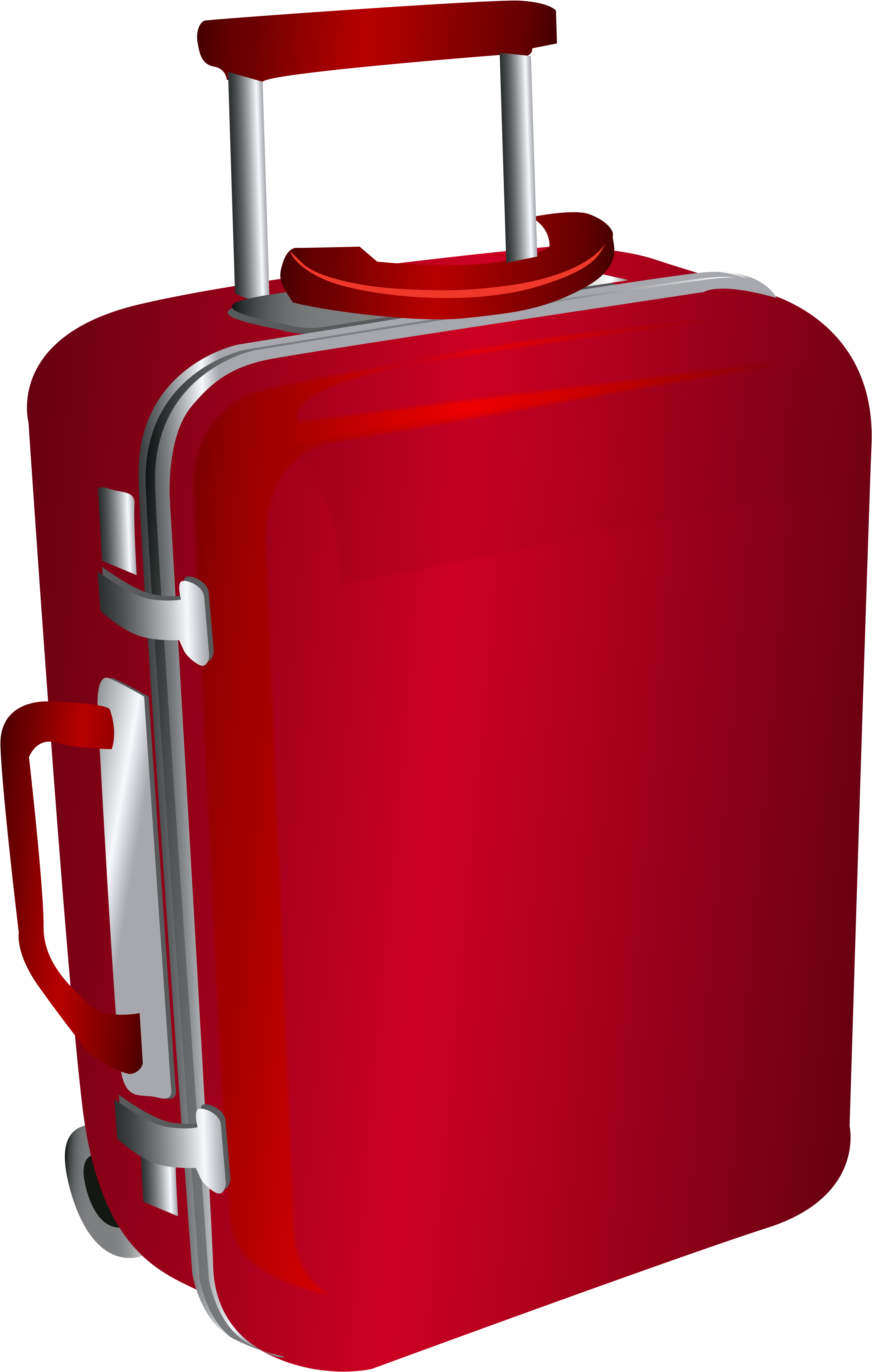Travel Clipart Watercolor Vacation Summer Holiday Luggage - Trolley Bag Png (4072x6202), Png Download