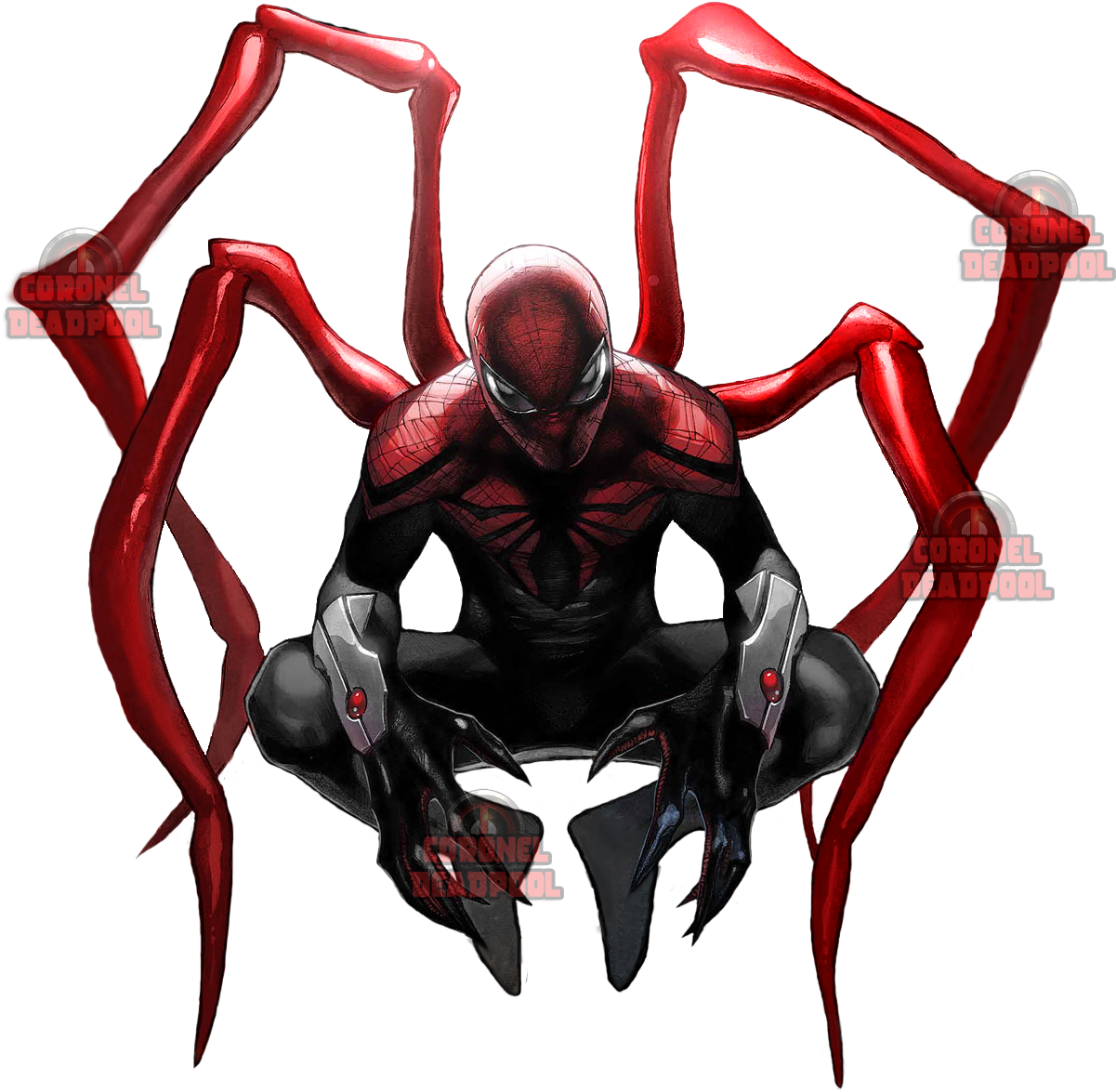 Iron Spiderman Png Transparent Picture - Superior Spiderman Png (1200x1196), Png Download