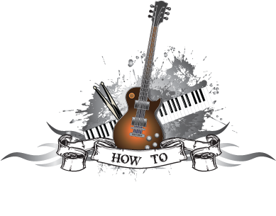 Drum And Guitar Png (390x311), Png Download