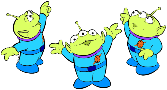Toy Story Clip Art Disney Clip Art Galore - Toy Story Aliens Clipart (585x318), Png Download