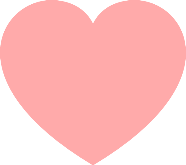 Heart Png - Pink Cartoon Love Hearts (600x534), Png Download