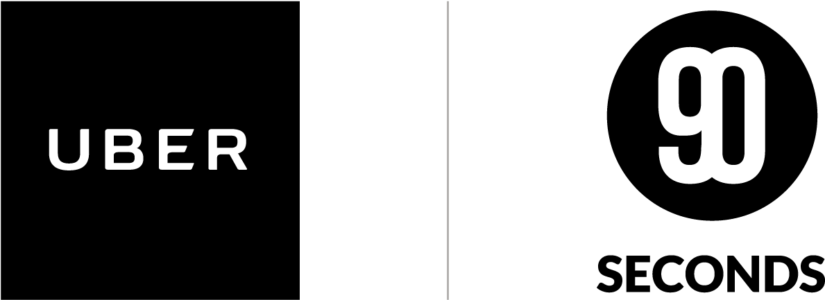 The Uber And 90 Seconds Short Film - Uber Logo 2017 Png (1323x521), Png Download