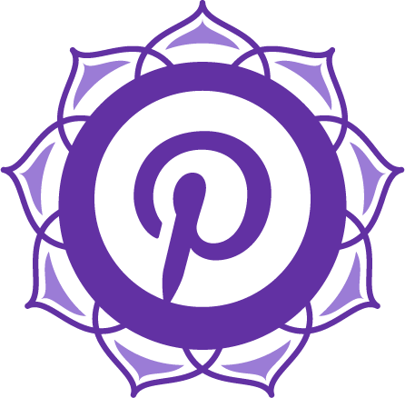 Purple Ig - Pinterest (446x438), Png Download