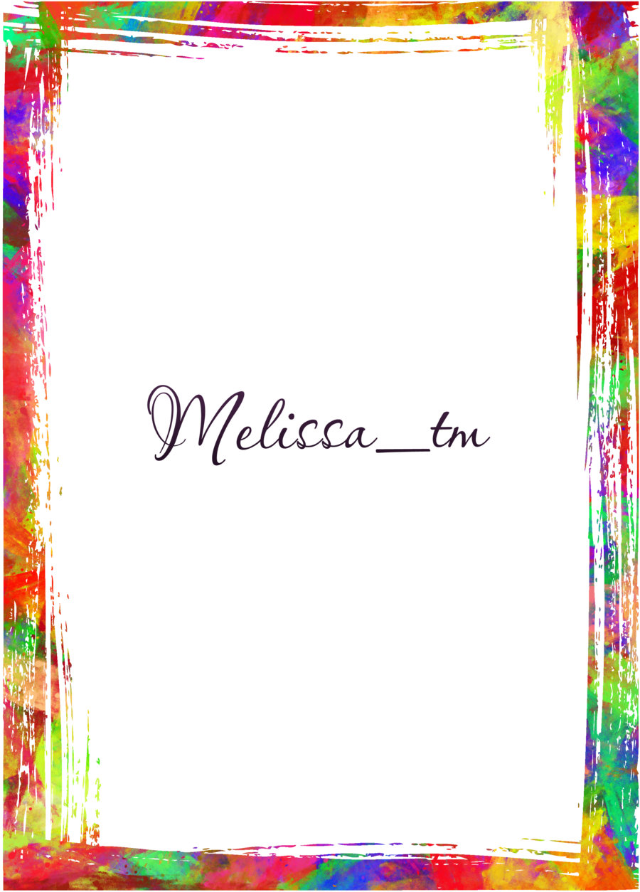 Watercolour Frame Png By Melissa-tm - Water Color Frames Png (900x1254), Png Download