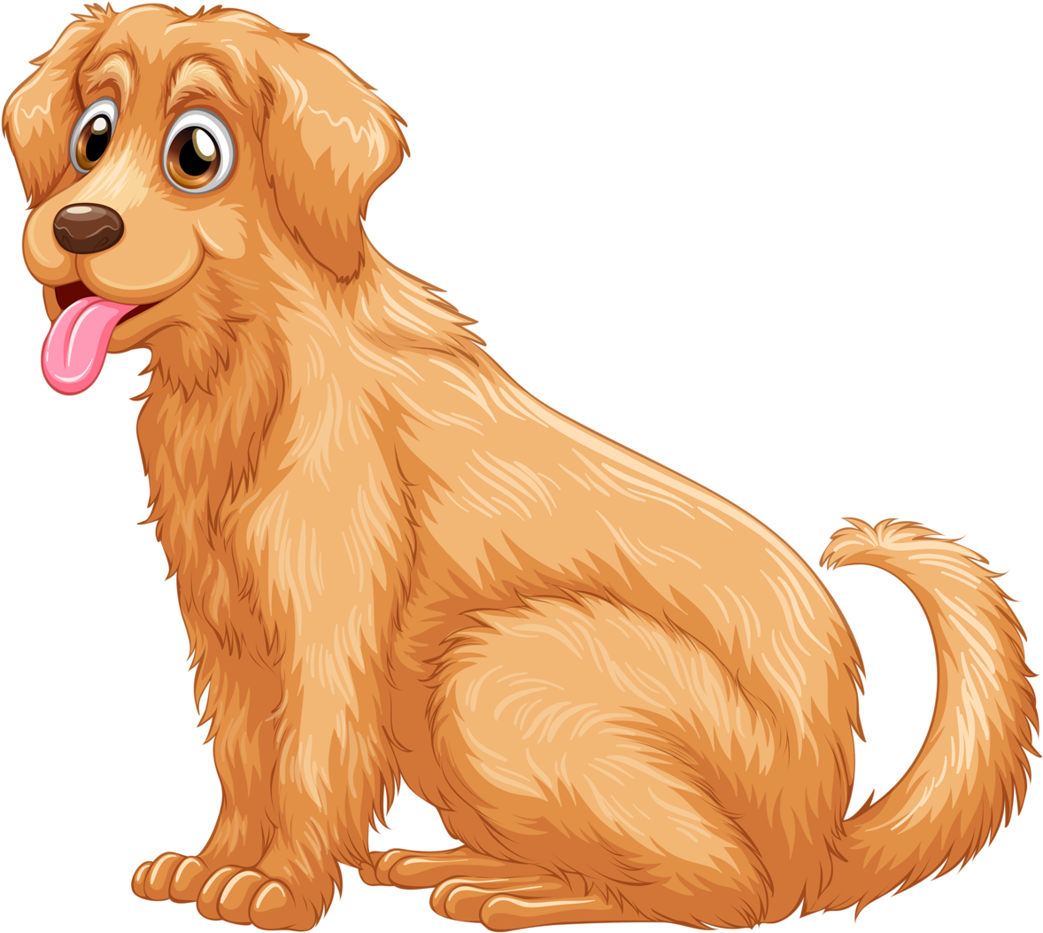 Png Pinterest Paper - Golden Retriever Clipart (1280x1105), Png Download