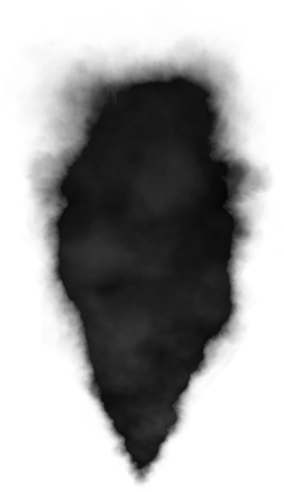 Black Smoke Png Download Image - Monochrome (415x718), Png Download