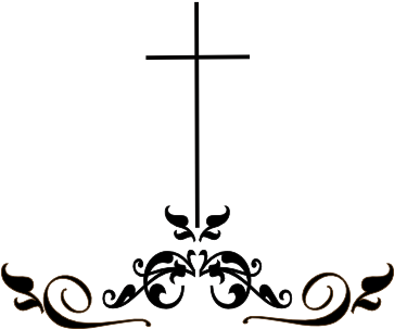 Swirl Black Cross Png Clip Art (600x303), Png Download