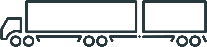 Truck - Tekening Vrachtwagen Met Aanhangwagen (800x800), Png Download