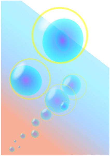 Blasen/bubbles Png Images 424 X (424x600), Png Download
