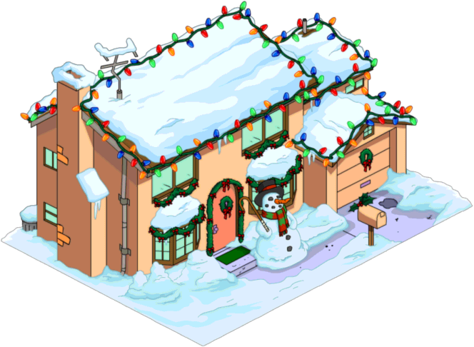 House Light Png - Christmas Day (664x486), Png Download