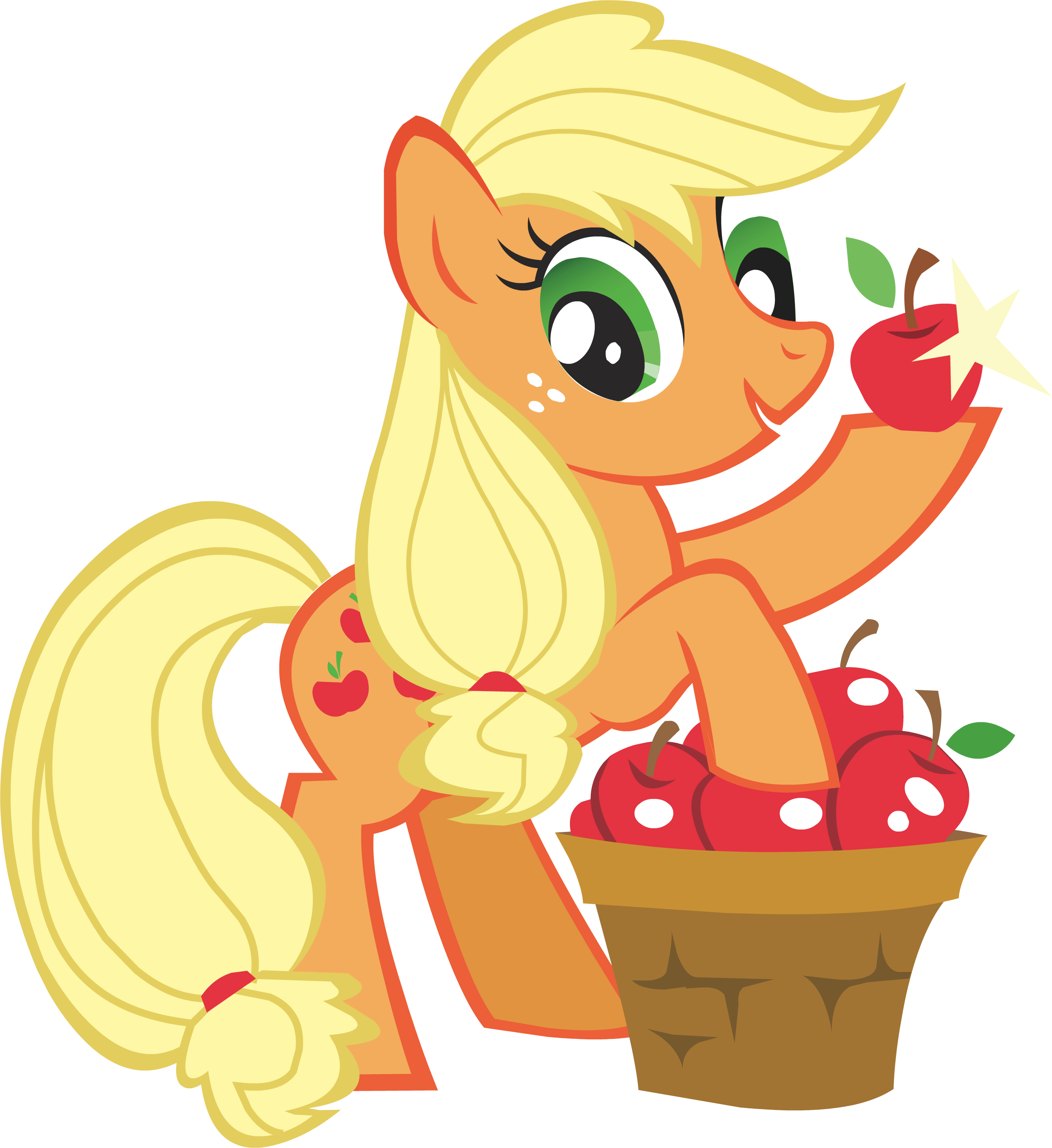 Canterlot Castle Applejack 3 - My Little Ponies Applejack (2623x2862), Png Download