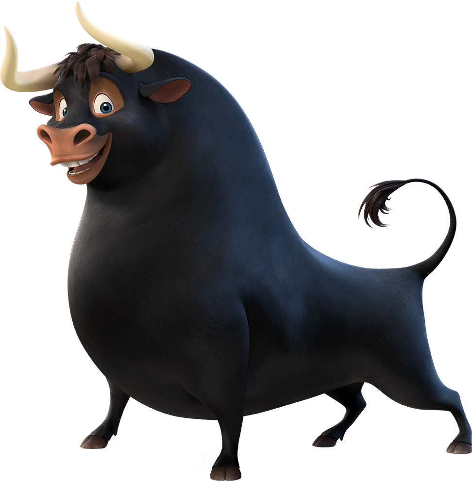 Fighting Bull Png - Bull Cartoon (972x991), Png Download