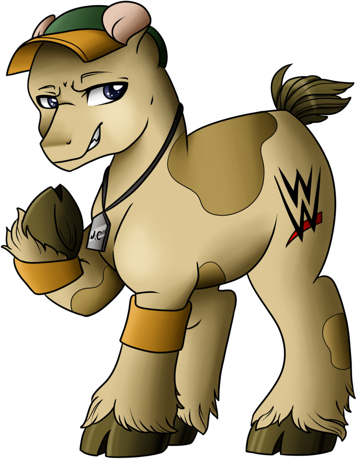 Artist Ree Dog Tags Hat John Cena Ponified Safe Solo - My Little Pony John Cena (803x1024), Png Download
