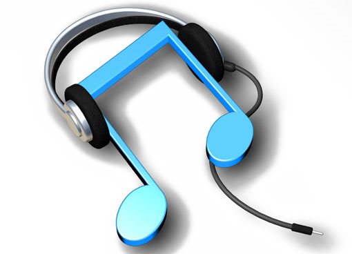 Music - Listen To Music Symbols (510x368), Png Download