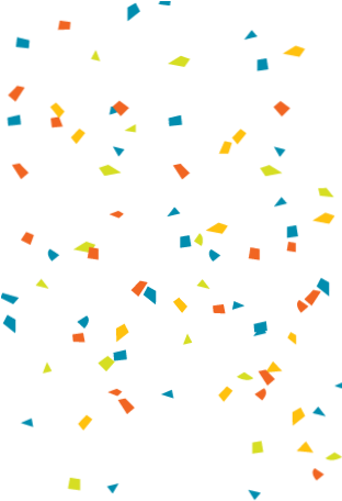 Confetti Png Hd - Confetti With Transparent Background (311x550), Png Download