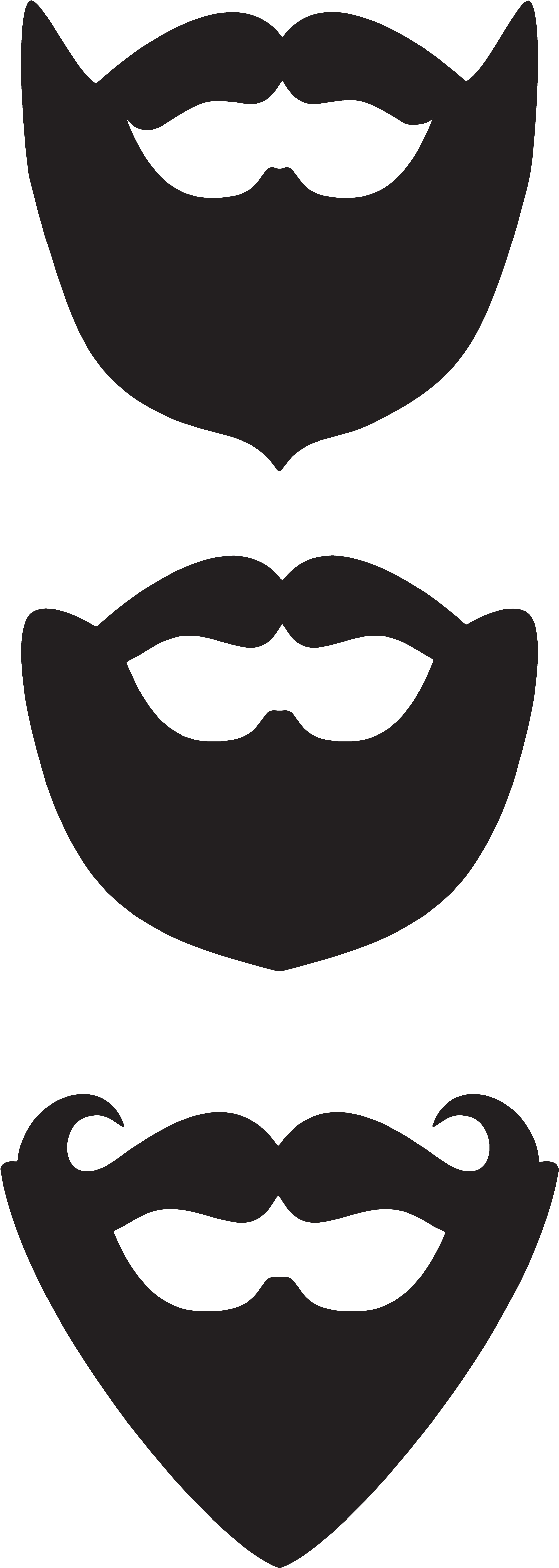 Beard (2981x8000), Png Download