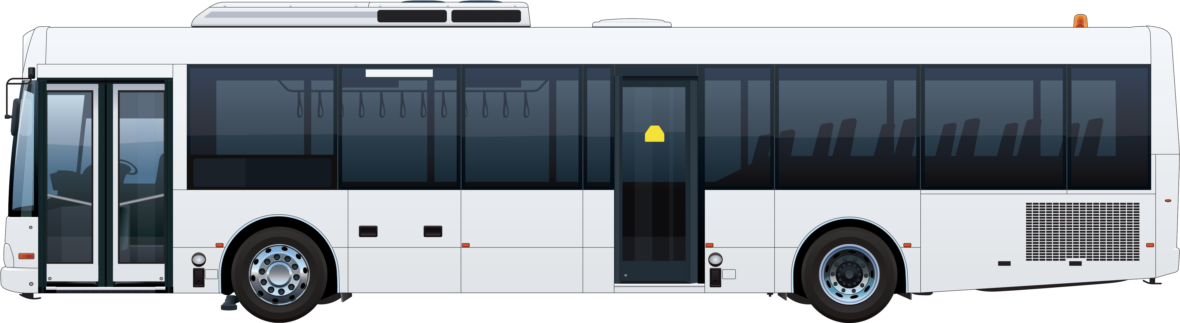 Clipart Library Best Web - Bus Png (4964x1403), Png Download