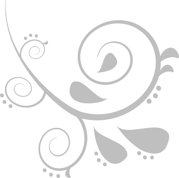 Silver Swirl Clip Art - Swirl Silver (600x594), Png Download