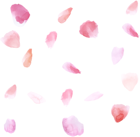 Pink Peach Rose Petals Watercolor Fabric By Peacefuldreams - Watercolor Rose Petals Png (470x470), Png Download