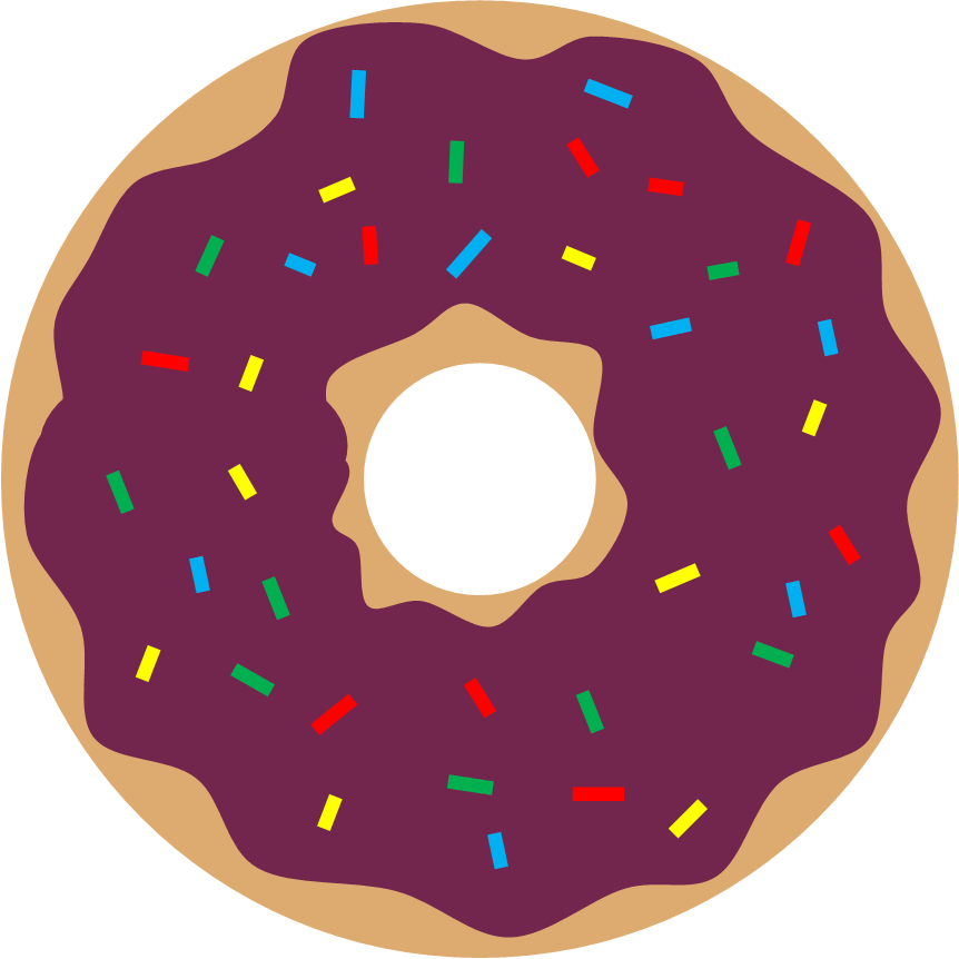 Donut Vector Watercolor - Donuts Purple Clip Art (862x862), Png Download