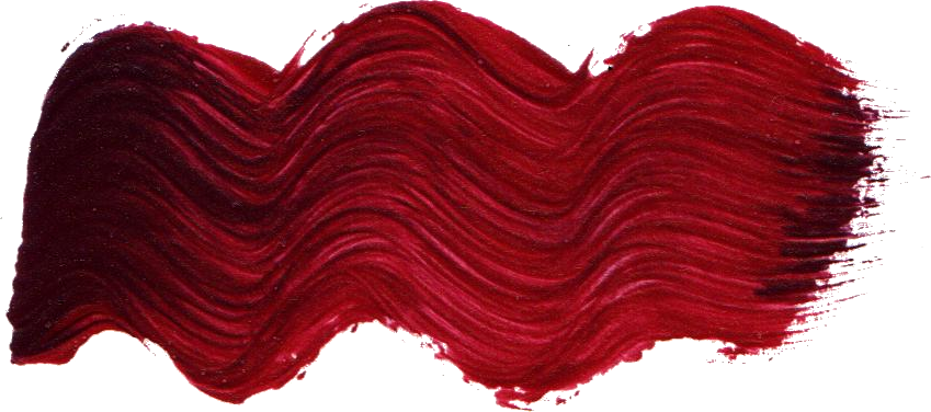 Free Download - Dark Red Paint Stroke (849x376), Png Download