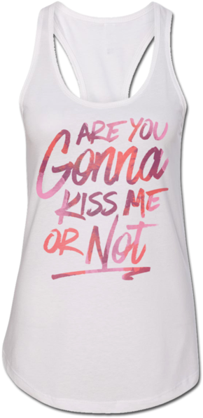 Ladies Kiss Me Tank - Active Tank (600x600), Png Download