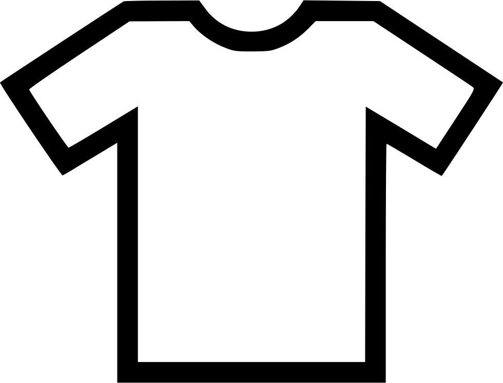 Plain T Shirt - White Shirt Png Icon (980x746), Png Download