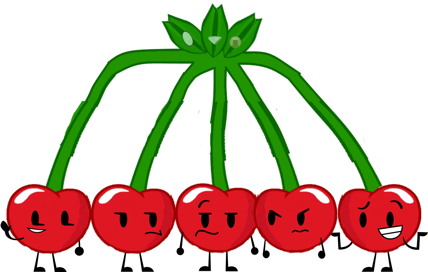 Quaddrouple Cherry - Community (1805x1139), Png Download