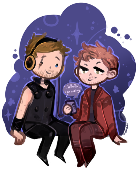 Very Quick Colored Sketch With Thorquill - Thorquill (500x586), Png Download