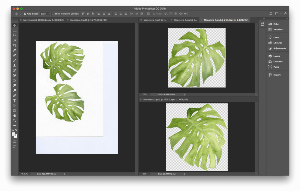 How To Digitize Watercolor - Watercolor Painting (1000x637), Png Download