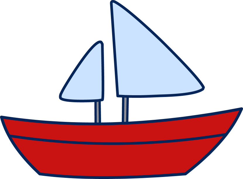 Sailing Ship Clipart Mast - Sailboat Clipart (830x611), Png Download