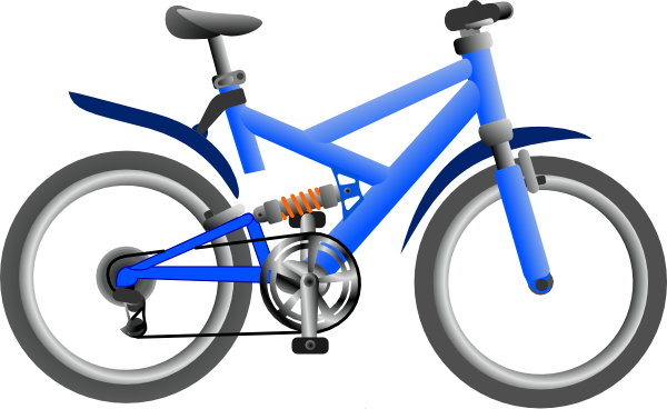 Clipping Of Bicycles - Hybrid Bike Clipart (600x368), Png Download