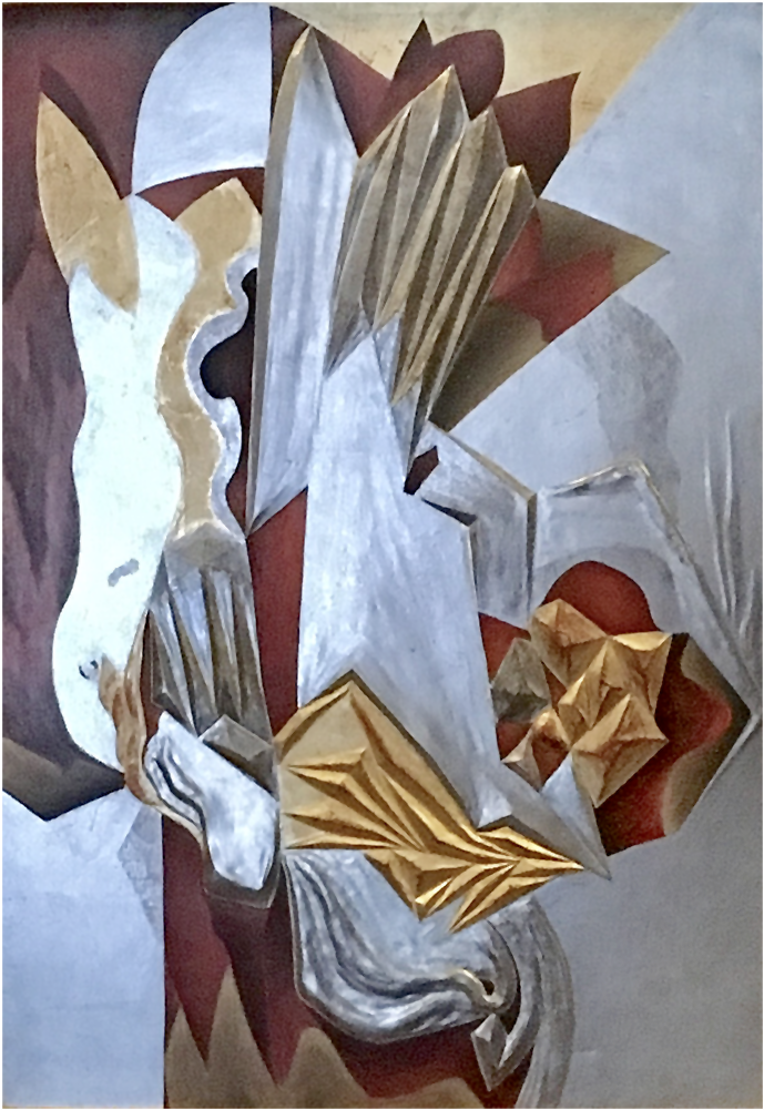 American Modernist Abstract Carved And Guided Panel - Patchwork (1400x1400), Png Download